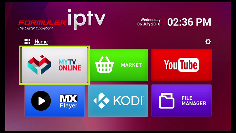 iptv setup on formular z7 box, how to install mytvonline app on formular z box, formular mag box, hexa iptv