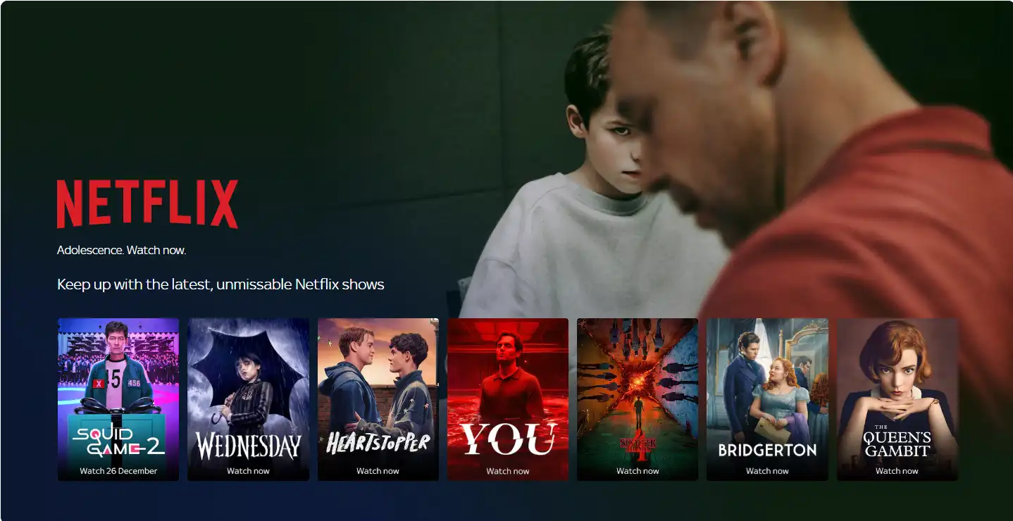 Netflix uk<br />
Netflix SKY<br />
Netflix Sky UK