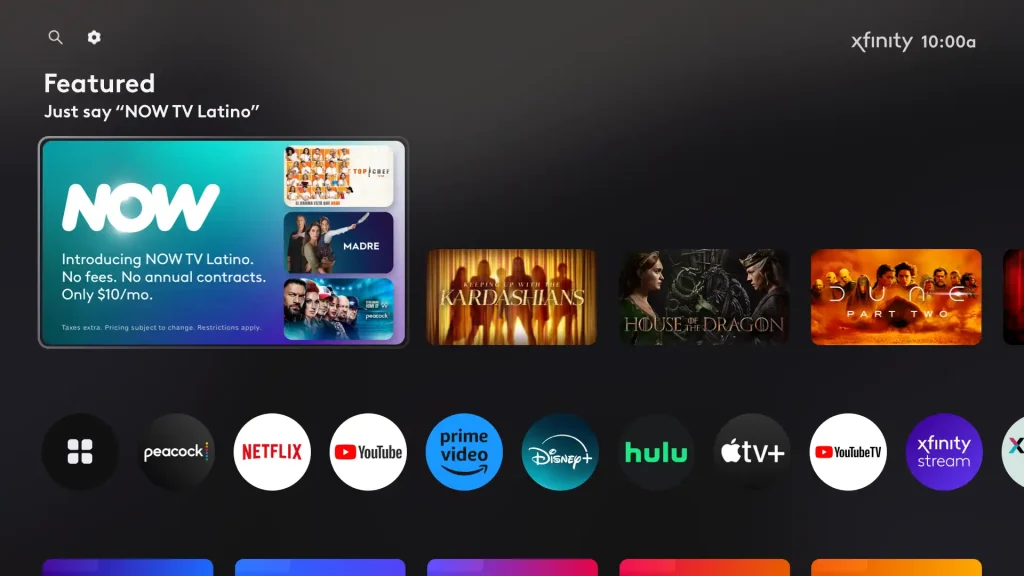 now tv movies