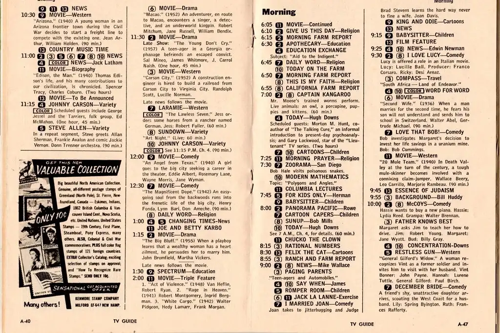 tv guide today