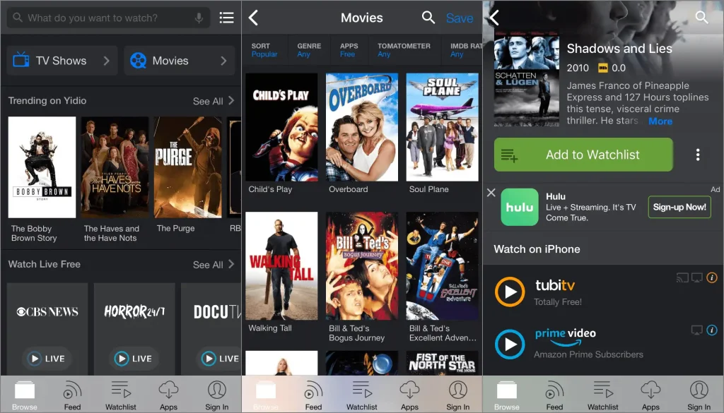 best movie apps